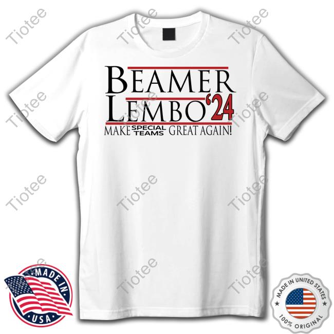 Beamer Lembo 24 Make Special Teams Great Again Tee