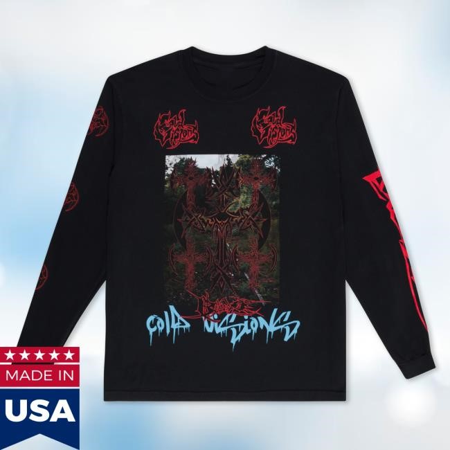Forest Crime / Cold Visions Black LS Tee Bladee