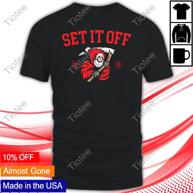 Setitoffband Merch Set It Off Reaper Clause Sweatshirt