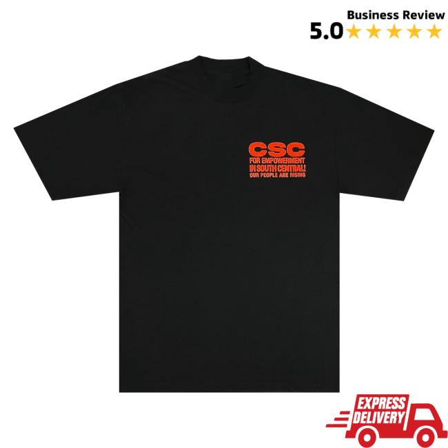 Official Crenshaw Skate Club Empowerment T-Shirts Black CrenshawSkateClub