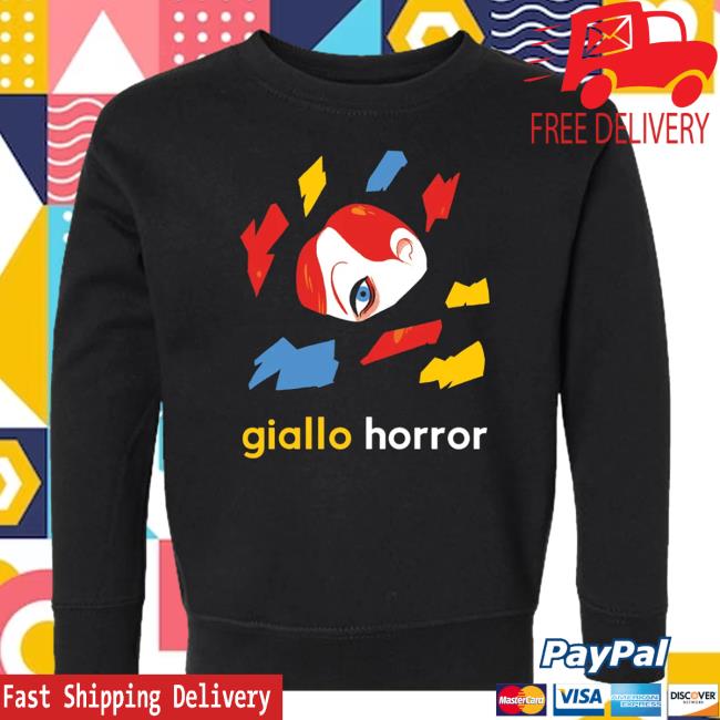 Official Super Yaki Shop Super Yaki & 'Lil Cinephile Present: Giallo Horror Popover Sweatshirt