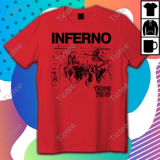 Freddiedredd Merch Inferno White Official Shirt