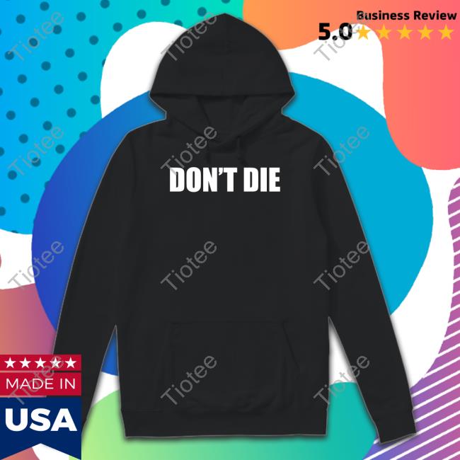 Blueprint Bryan Johnson Merch Don't Die Tee Shirt