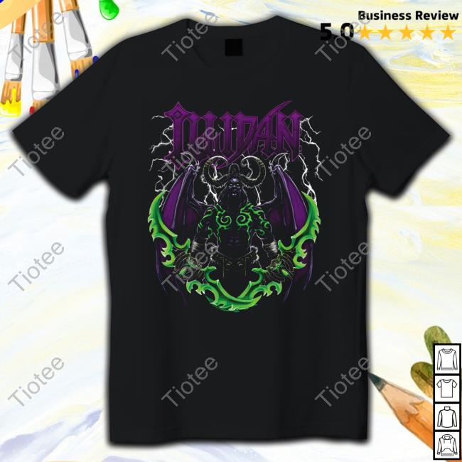 Blizzcon World Of Warcraft Illidan Tee Shirt