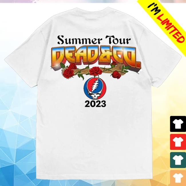 Dead And Company Store Merch The Final Tour Giant Rose Tee
