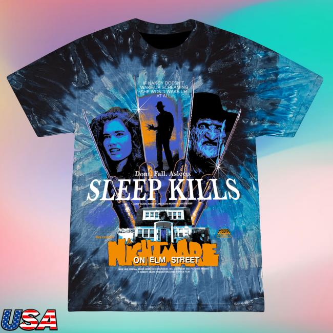 Official Studiohouse Designs Merch Store Noes Tiedye Tees Only A Dream (Blue With Orange Ink) Studiohouse Designs Apparel Clothing Shop StudiohouseDesigns