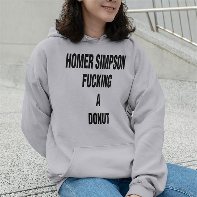 Homer Simpson Fucking A Donut Tee