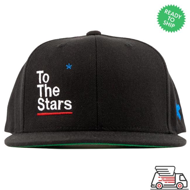 Official To The Stars Store Clothing Shop Store Package Snapback Hat Black
