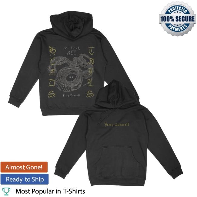 Jerry Cantrell - I WANT BLOOD Heads or Tails Hoodie