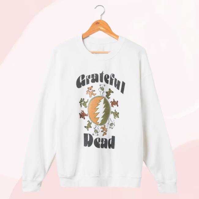 Official Junk Food Clothing Shop Junkfoodclothing Grateful Dead Bear Ring Flea Market Crewneck Junk Food Store Shop