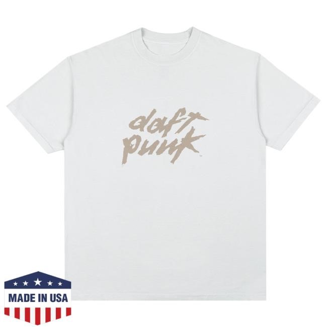 Official Spotify Capsule Merch Store Shop Daft Punk Daft Punk Drumless Logo Top Shirt SpotifyCapsuleStore DaftPunk