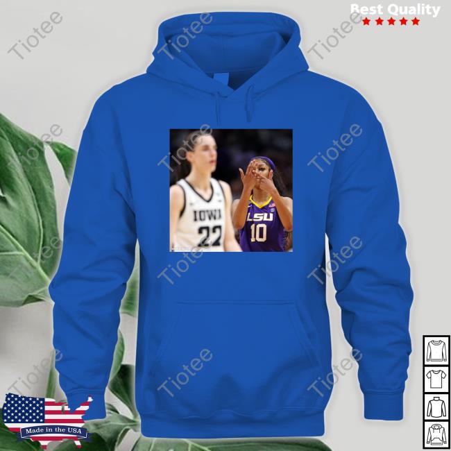 Angel Reese Taunts Caitlin Clark You Can't See Me Shirt Espn