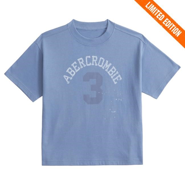 New Streetwear Capsule Abercrombie And Fitch Relaxed Logo Tee