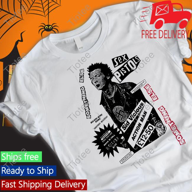 Sex Pistols Something Else Sid Vicious Action Man Tee Shirt