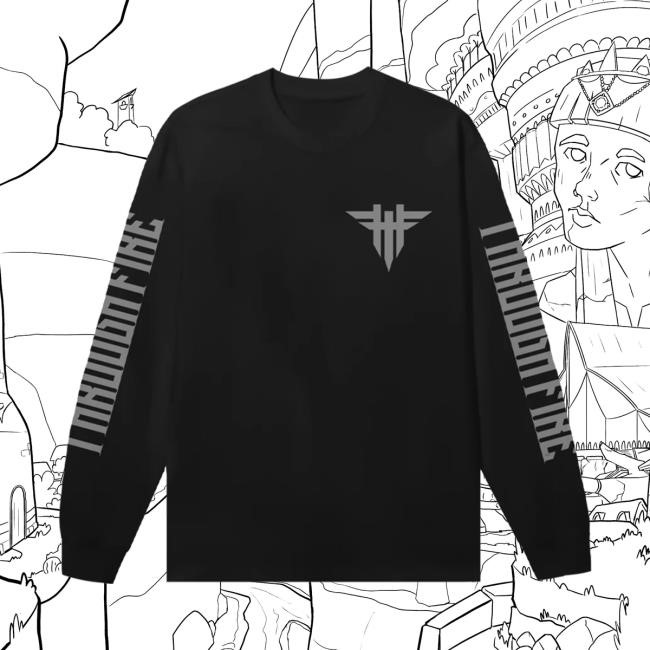 Through Fire - Dreamin' Black Long Sleeve Shirt – Sumerian Merch