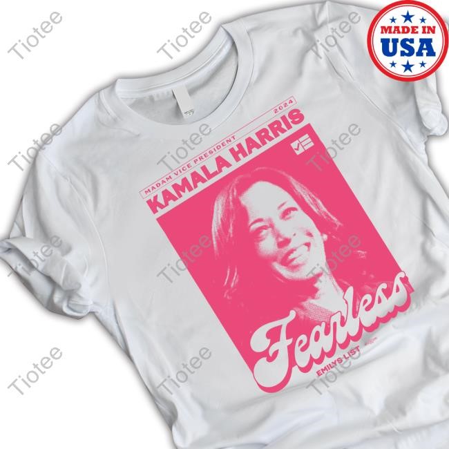 Emilyslist Store Kamala Harris Fearless Emily's List Long Sleeve T Shirt