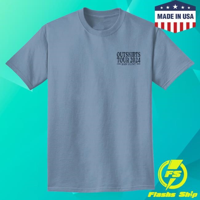 Official Sam Hunt Merch Blue Dog Shirt SamHunt
