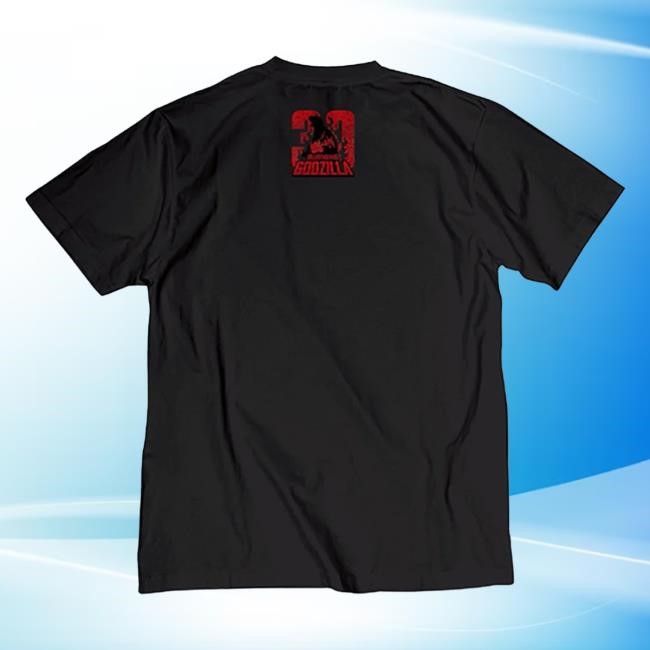 Official Godzilla Merch Store Godzilla vs. Destoroyah 30th Anniversary Scene Illustration New Shirt 6 (Godzilla & Destoroyah) White