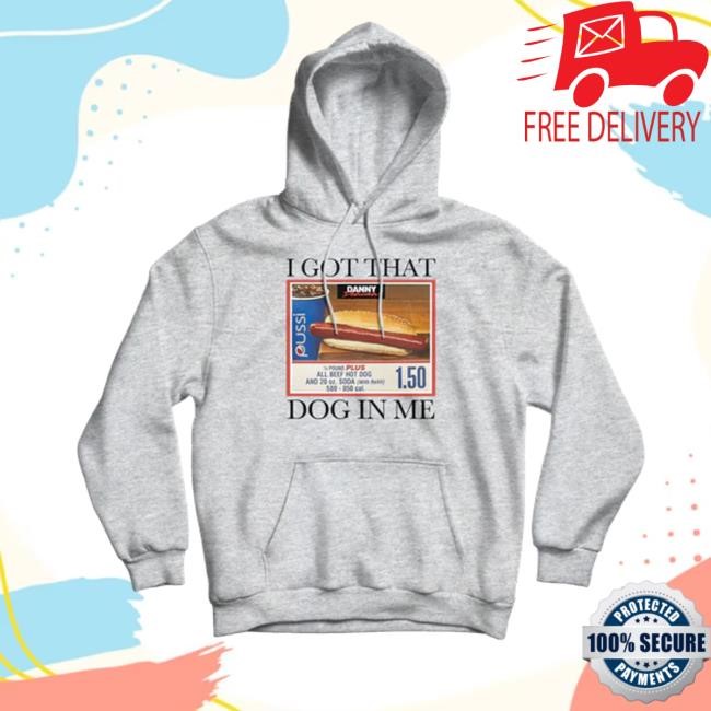 Danny Duncan I Got That Dog In Me Grey Hoodie Sweatshirt – Danny Duncan Shop
