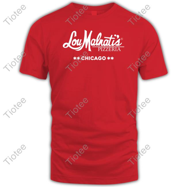 Lou Malnati's Pizzeria Chicago Tee Shirt Dan Le Batard Show With Stugotz
