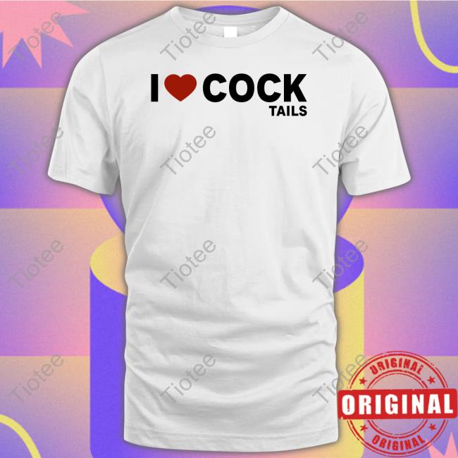 I Heart Cock Tails Tee