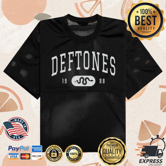 Official Deftones est 1988 snake mesh jersey New Shirt