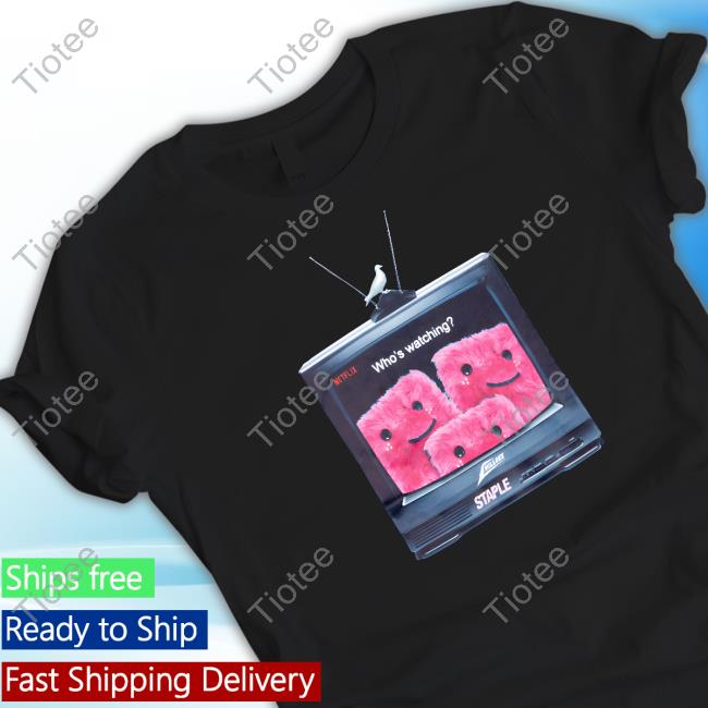 Staple Pigeon Clothing Staple X Netflix Who's Watching Long Sleeve Tee