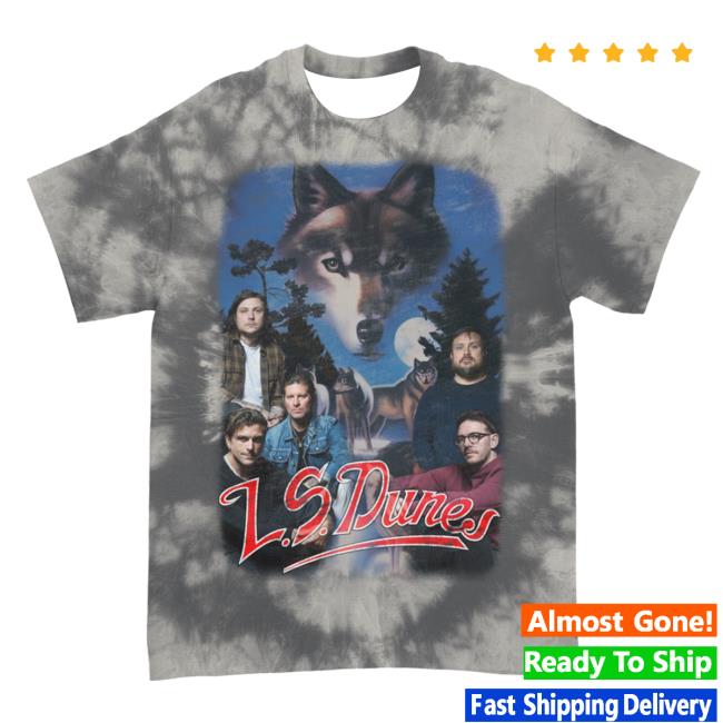 L.S. Dunes Merch Store Wolfpack Long Sleeve Tee (Gray Dye)