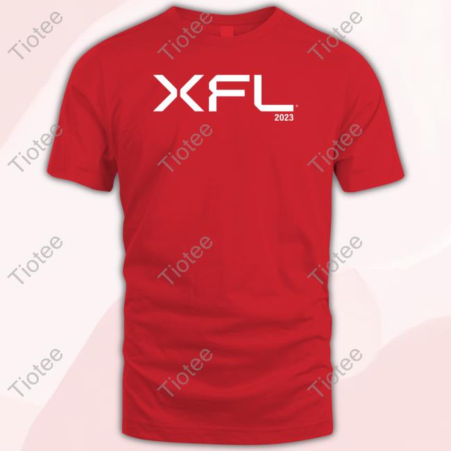 Xfl Shop Xfl Horizontal Logo 2023 Shirt Danawhite