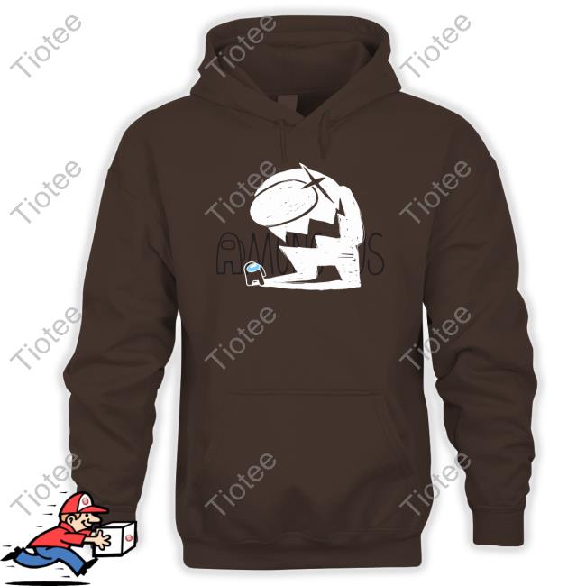 Among Us Impostor Red Shadow Adult Hooded Sweatshirt