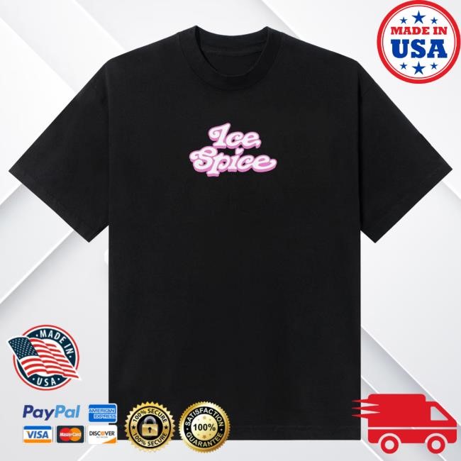 Official Ice Spice Merch Store Verdy x Ice Spice "Big Guy" Hot Shirt - Black