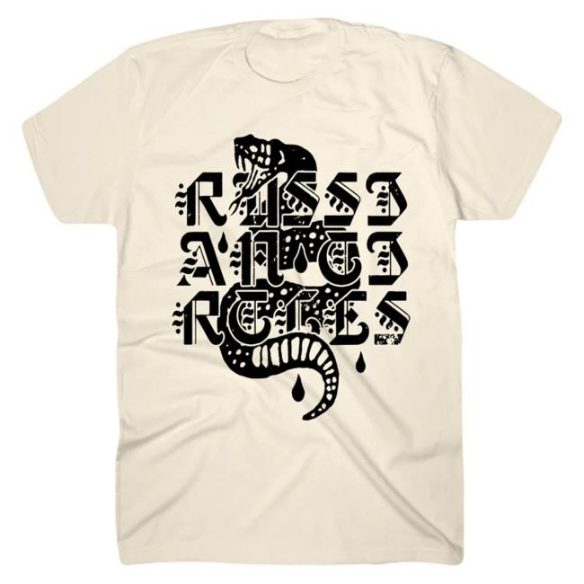 Official Hellomerch Russian Circles Orion Serpent Natural T-Shirt Hello Merch