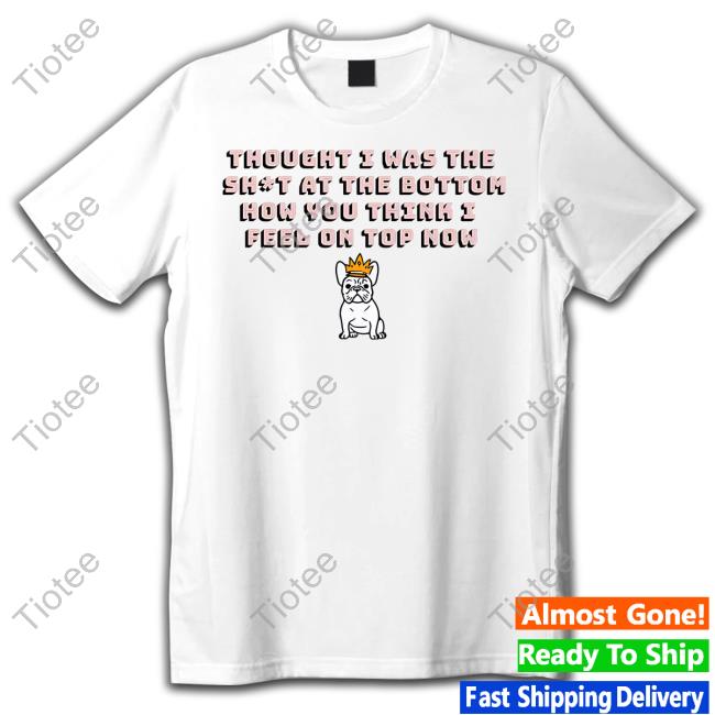 Magnificent Thought I Was The Shit At The Bottom How You Think I Feel On Top Now T Shirt