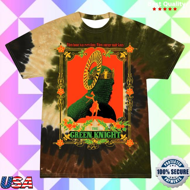 Official Studiohouse Designs Merch Store The Green Knight Tiedye T Shirt Camo Studiohouse Designs Apparel Clothing Shop StudiohouseDesigns