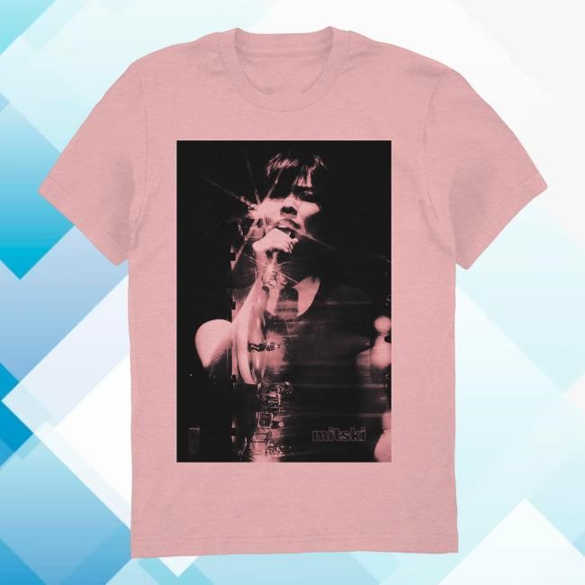 Official Mitski Apparel Merch Fall 2024 Tour T Shirt (Pink) | Mitski
