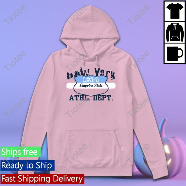 Amp Kai Wearing New York 1624 Empire State Athl Dept Sweatshirt