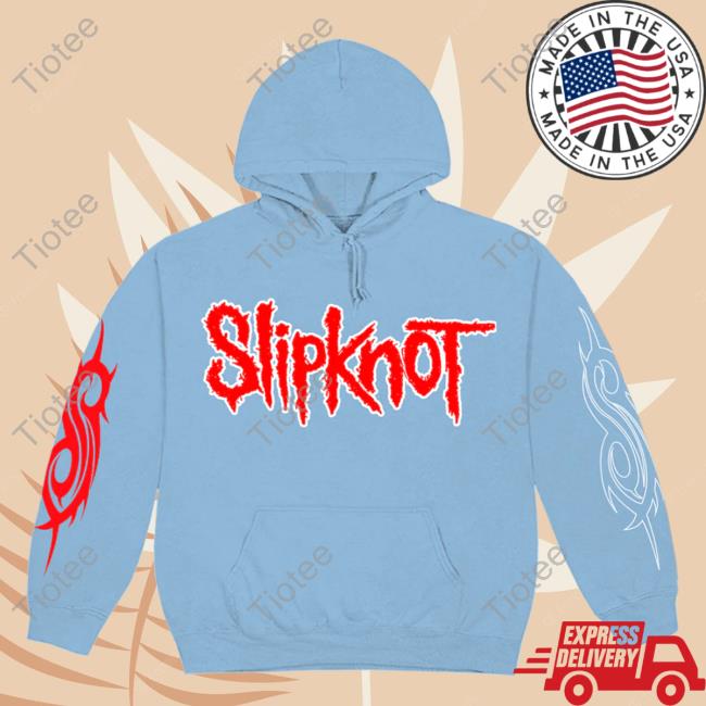 Official Slipknot Apparel Clothing Shop Store Slipknot Logo '22 Tour Blue Sweaters Slipknotmerch Merch