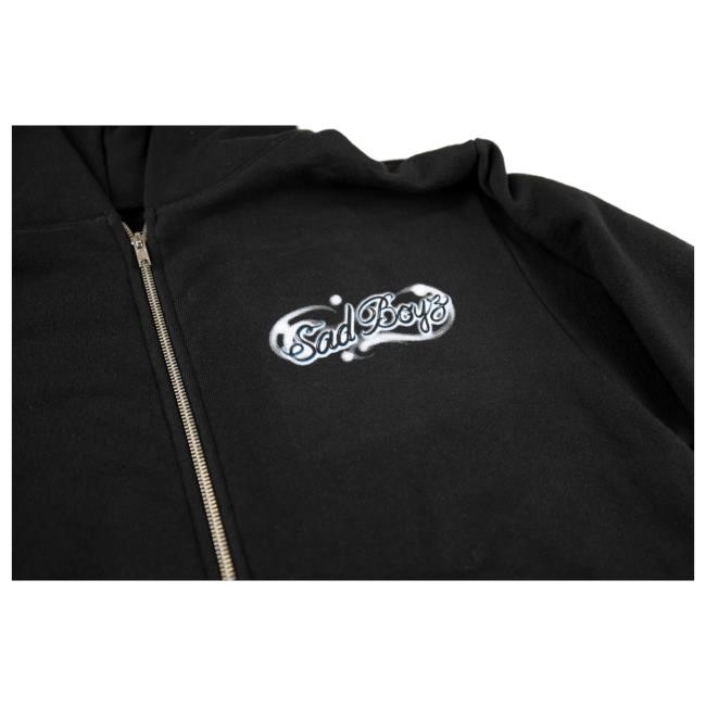 Official Sad Boyz Merch Sad Boyz Sad Dreams Zip Up Hoodie