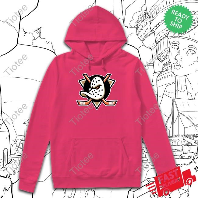 Anaheim Team Store Anaheim Ducks Logo Primary Essential Hoodie Sweatshirt