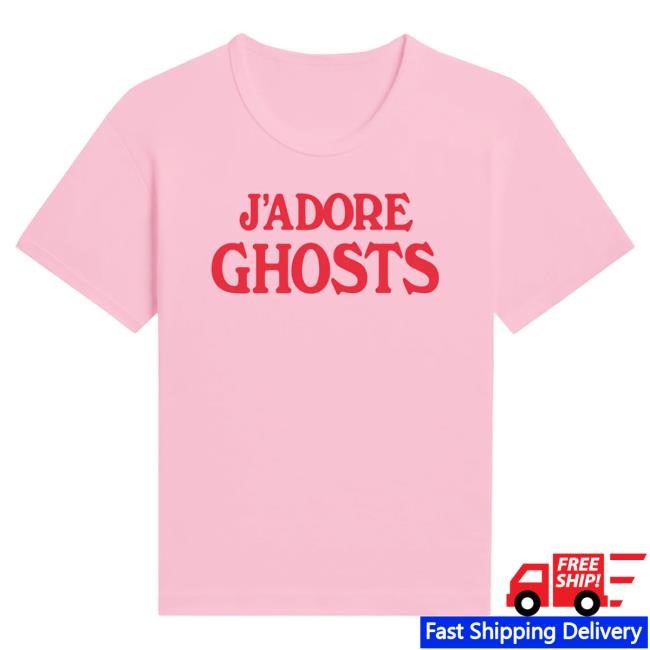 Official Lonely Ghost Apparel Clothing J'adore Ghosts Baby Attractive Shirt