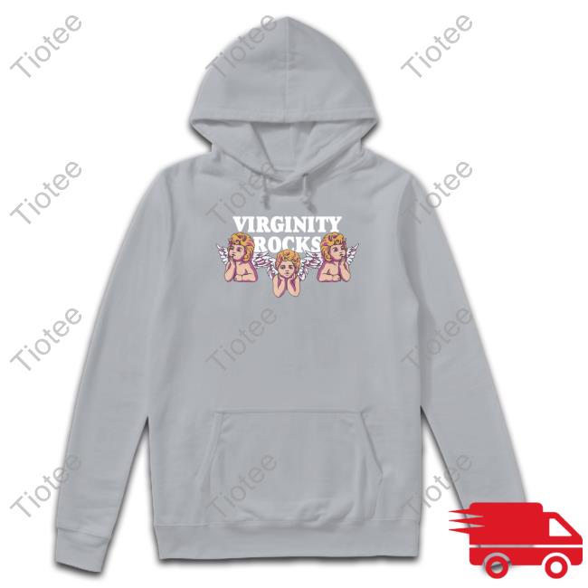 Official Danny Duncan Merch Virginity Rocks Angels Tee Shirt