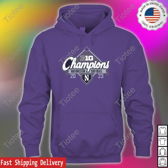 NCAA Shop Northwestern Wildcats 2023 Big Ten Softball Regular Season Champions Shirt