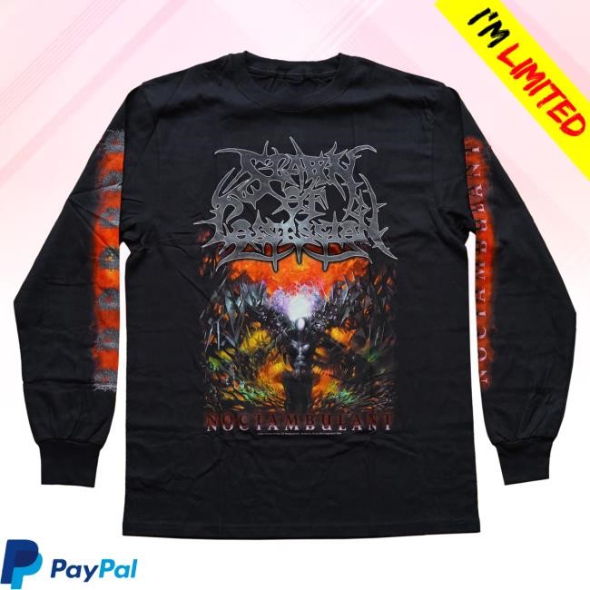 Official Reality Fade Merch Store Spawn Of Possession 'Noctambulant' Long Sleeve Shirt RealityFade