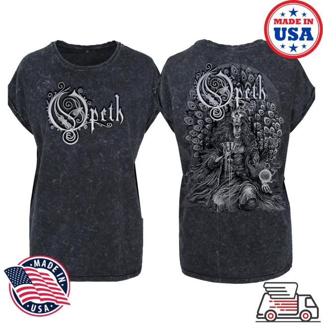 Official Opeth Merch Opeth - 'Sorceress '24' Girls Acid Wash T-Shirts