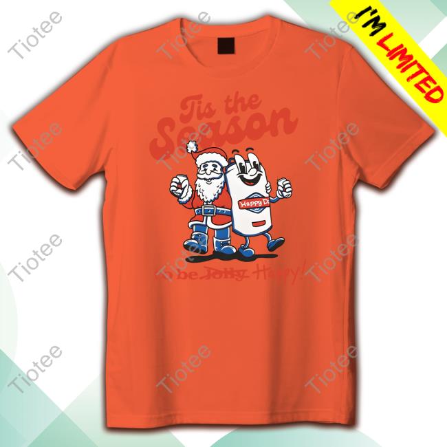 Happy Dad Merch Holiday Tis The Season White Hoodie