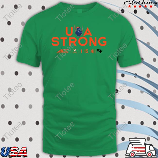Wake Volleyball Uva Strong 1 15 41 Hoodie