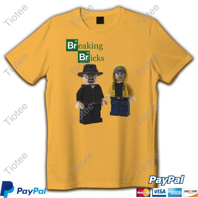 Goofyahhtees Store Breaking Bricks T-Shirt Walter White