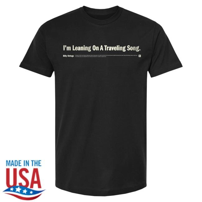 Official Billy Strings Merch Store Shop Billy Strings Online Exclusive: Bumper Sticker Popover Shirt - Traveling Song (Logan Fox)