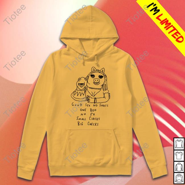 Good Sex No Stress One Boo No Ex Small Circles Big Checks Long Sleeve T Shirt