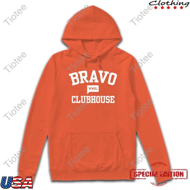 Official Bravo Wwhl Clubhouse Long Sleeve Shirt Nbcstore Watch What Happens Live Clubhouse Crewneck Sweatshirt
